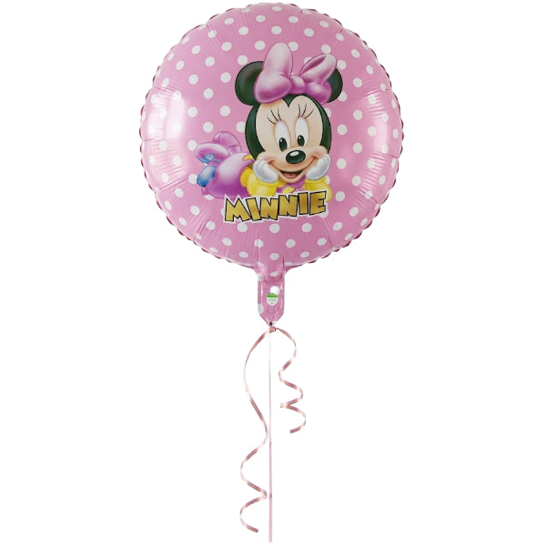 Minnie Mouse Pink Polka Dot 18-Inch Helium Foil Balloon