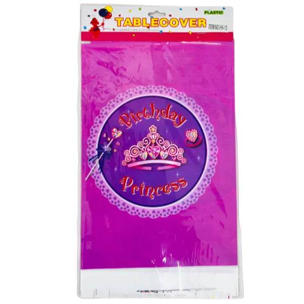 Happy Birthday Princess Party Decoration Tableware -Table Cover