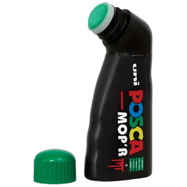 Uni Posca Water Based Multi Surface Permanent Paint Marker-3mm - 19mm Round Tip - Green (PMHO22)