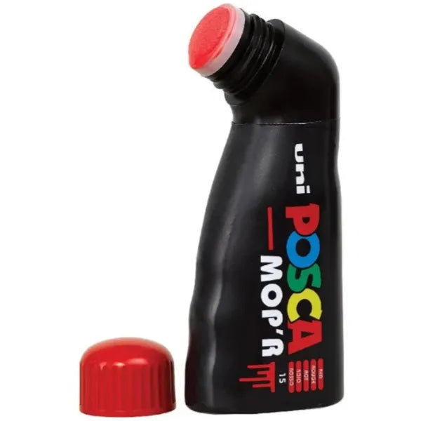 Uni Posca Water Based Multi Surface Permanent Paint Marker-3mm - 19mm Round Tip - Red (PMHO24)