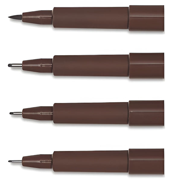 Faber-Castell Pitt Artist Pens Set Of 4 – Sepia Ink alternate