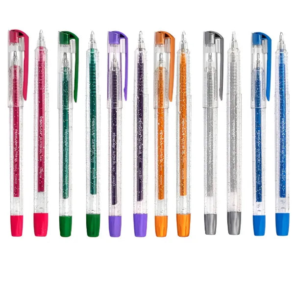 Pensan My King Glitter Gel Pen – Pack of 6 (PNGS101) alternate