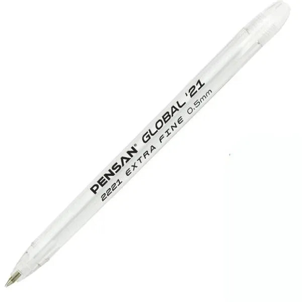 Pensan Global Extra Fine 0.5mm Black Ballpoint Pen