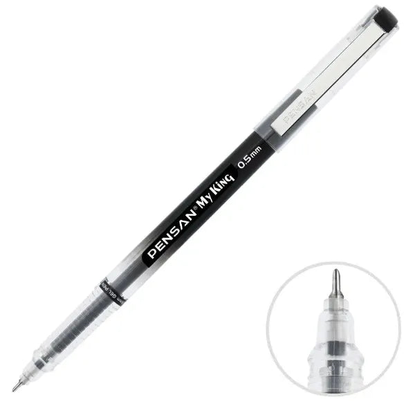 Pensan My King Gel Pen Black 0.5 mm