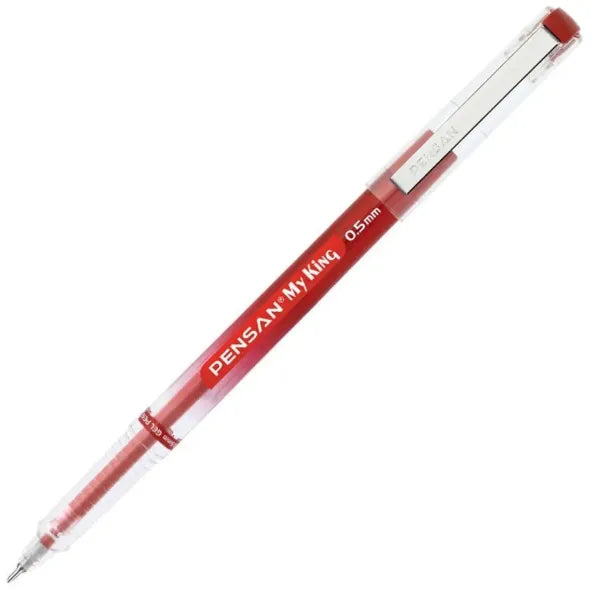 Pensan My King Gel Pen Red 0.5 mm
