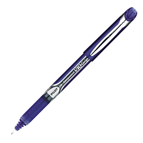 Pilot Hi-Tecpoint V10 Grip Roller Ball Pen – Blue