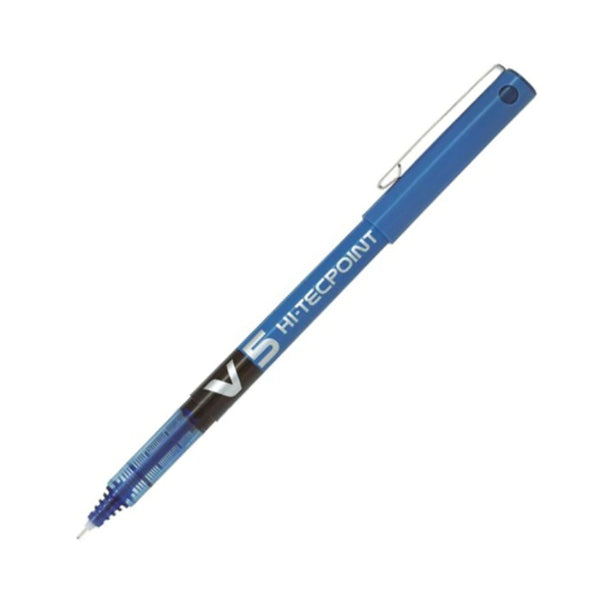 Pilot Hi-Tecpoint V5 0.5mm Roller Ball Pen - Blue