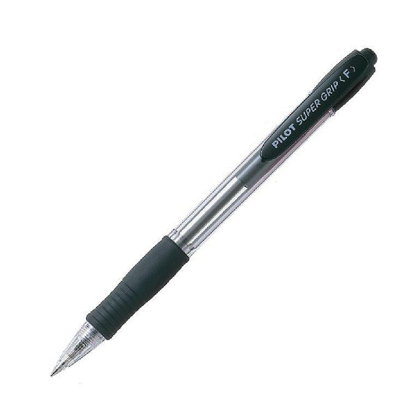 Pilot Retractable Ballpoint Pen Super Grip Fine Tip 0.7mm Black PNPT37_645