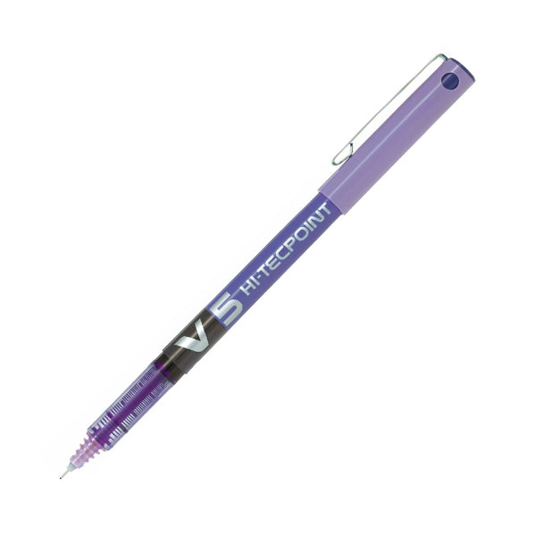 Pilot Hi-Tecpoint V5 0.5mm Roller Pen - Violet