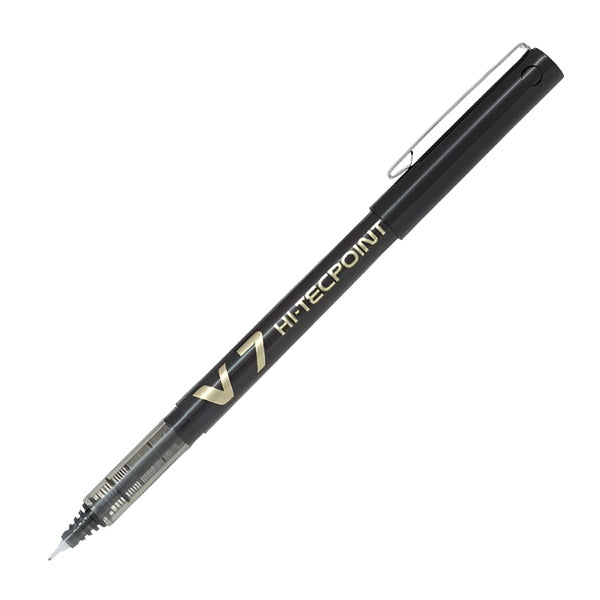 Pilot Hi-Tecpoint V7  0.7mm Roller Pen - Black PNPT76