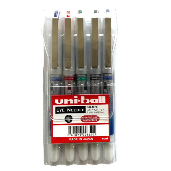 Uniball | Eye Needle Roller Pen 0.7Mm -Pack Of 5