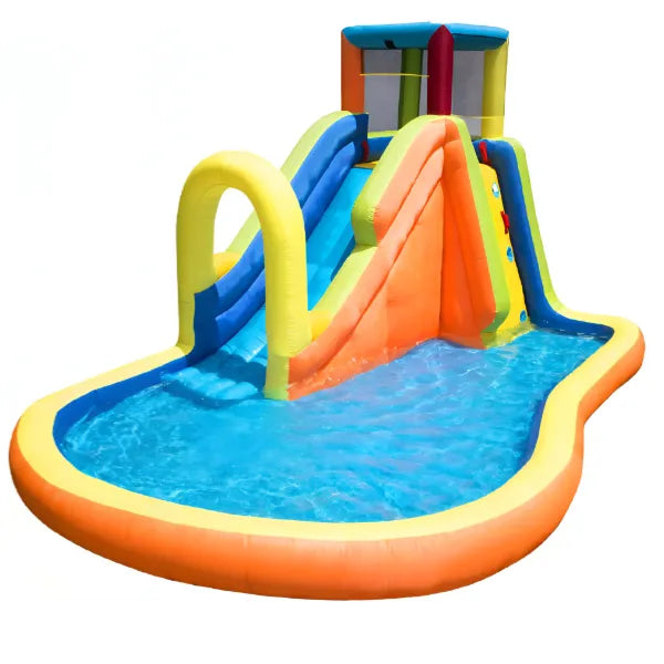 Banzai Pinata Bash Party Slide Inflatable Water Park with Climbing Wall