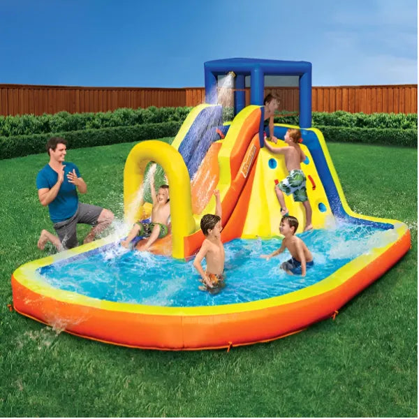 Banzai Splash Summit Inflatable Water Park Play Center