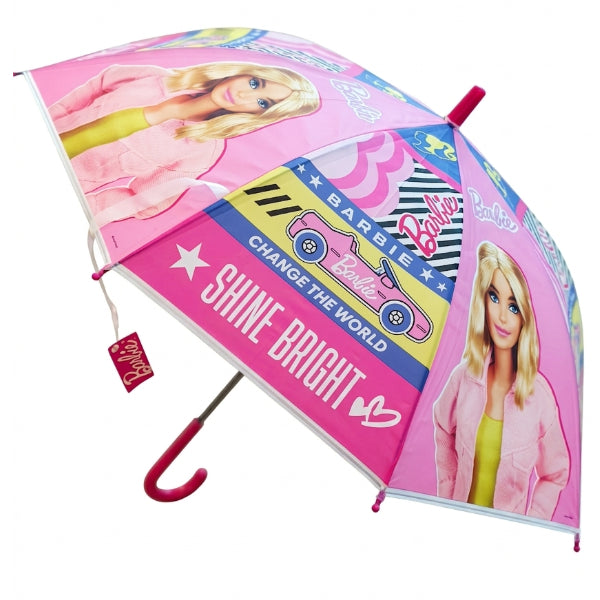 Barbie Kids Umbrella – Lightweight Waterproof Rain Umbrella For Girls