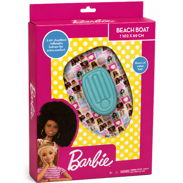 Barbie Inflatable Beach Boat For Kids 102×69 Cm alternate