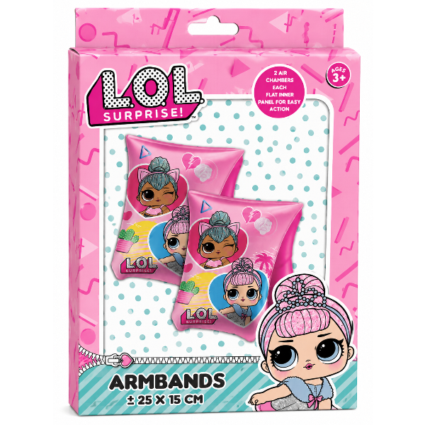 Lol Surprise! Inflatable Swimming Arm Bands For Kids 25×15 Cm alternate