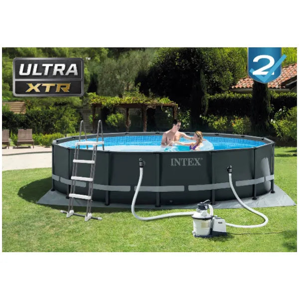 Intex Ultra Xtr Frame Above Ground Round Swimming Pool
