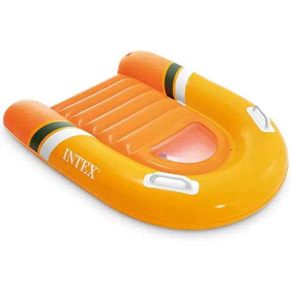 لوح التزلج القابل للنفخ الرياضي إنتكس Intex Inflatable Sport Bodyboard Surf Rider Ride On Pool Float