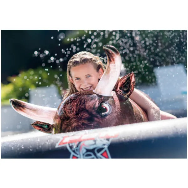 Intex Inflatable Bull-Riding Giant Inflatabull  Swimming Pool Lake Fun Float alternate