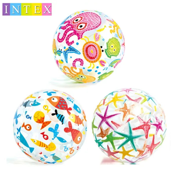 Intex Lively Print Beach Ball -1 Pieces Set
