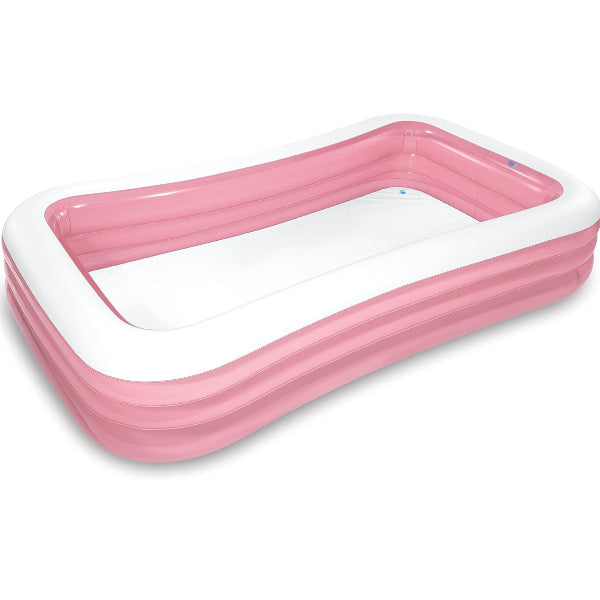 Intex Swim Center Inflatable Family Pool – 120×72×22 Cm, Pink