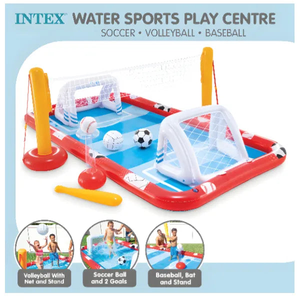 Intex Action Sports Play Centre Soccer Volleyball Baseball Pool