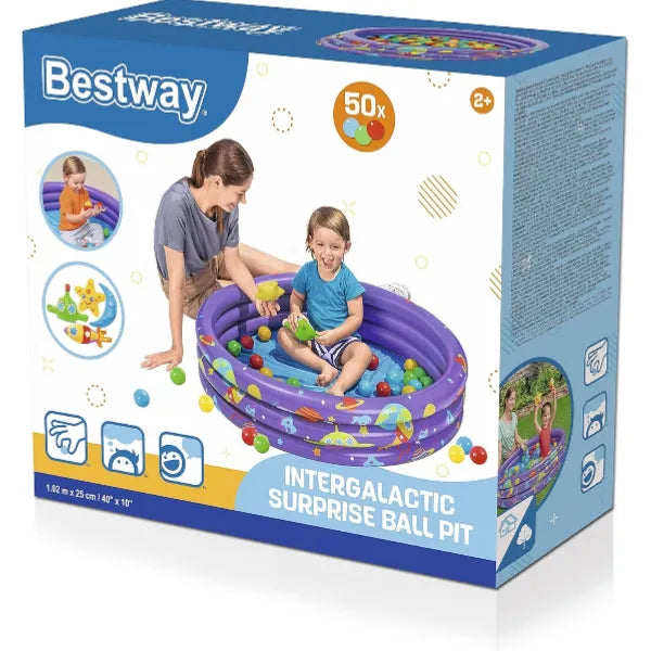 Bestway Inflatable pool with balls Intergalactic 1.02m x 25cm