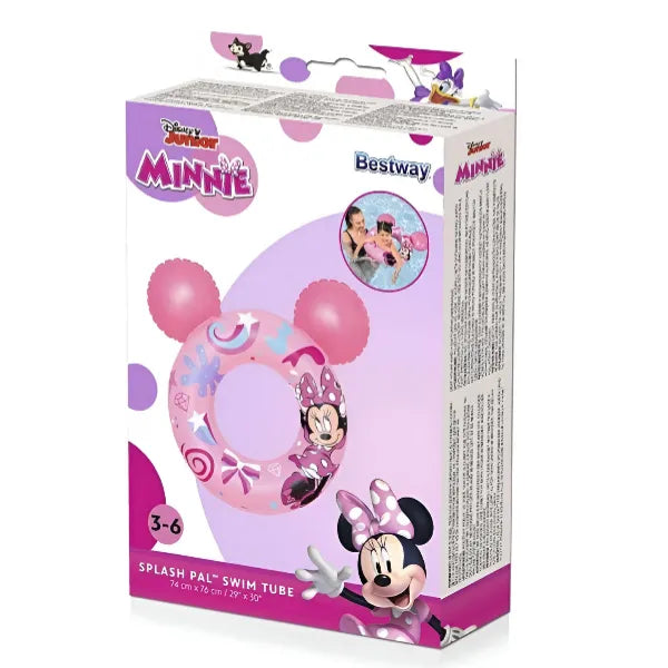Bestway Splash Pal Swimming Tube Ring Disney Minnie Mouse 74x76cm