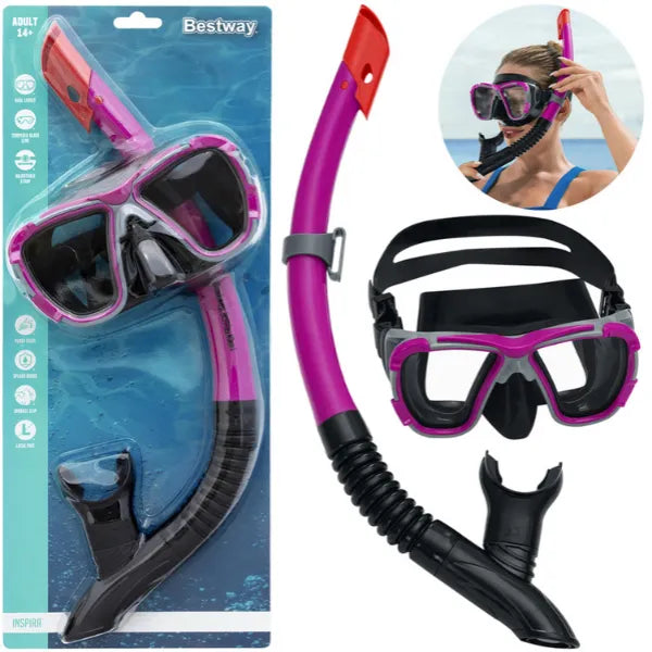 Bestway Hydropro Black Sea Mask & Snorkel Set - Assorted alternate