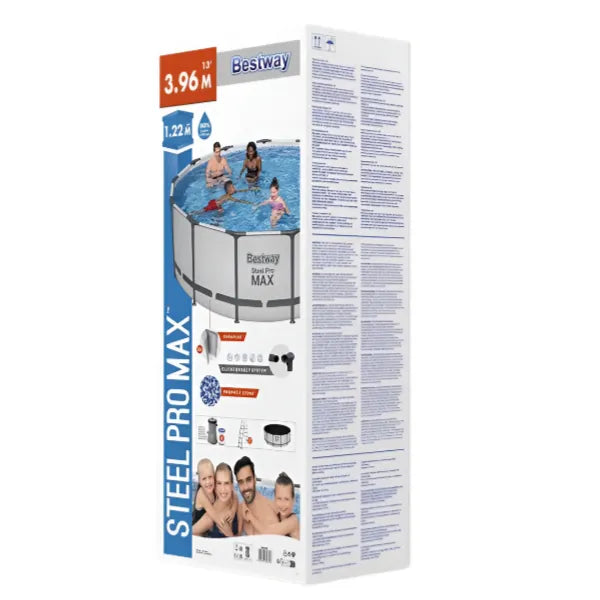 Bestway Steel Pro Max 13′ X 48″/3.96m X 1.22m Swimming Pool Set alternate