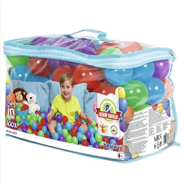 Bestway Playball - Pool Balls Germshield 6.5Cm 100 Pieces Bag