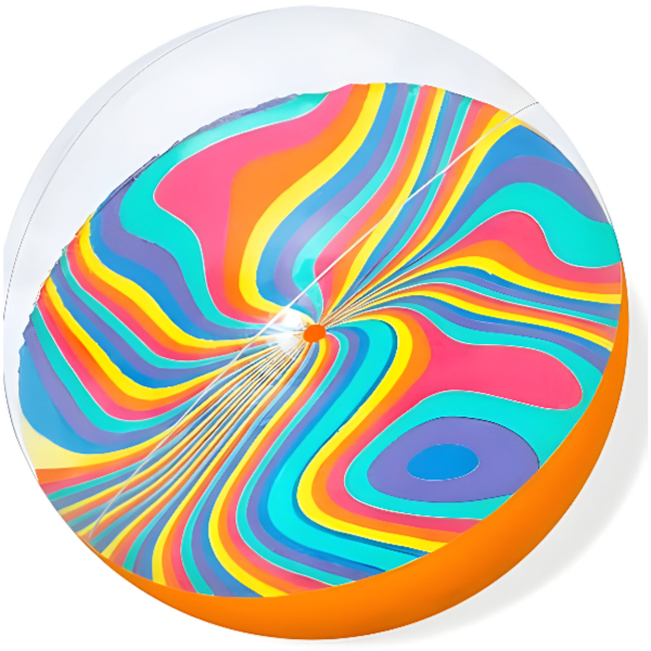 Bestway Tie-dye Twist Beach Ball – 46 Cm