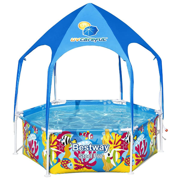 Bestway Steel Pro Uv Careful Splash Pool – 183×51 Cm