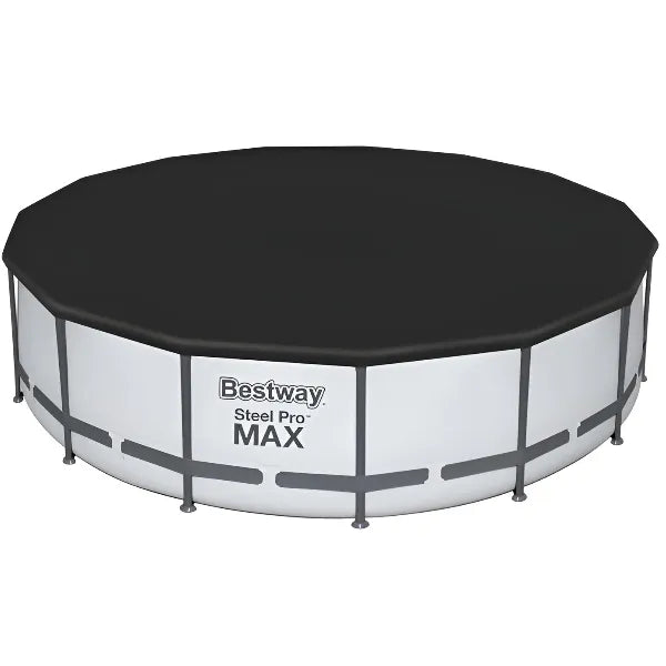 Bestway Flowclear Swimming Pool Cover for Steel Pro Max Round Pools -15 ft