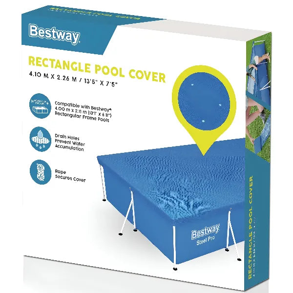 Bestway Flowclear Pool Cover – 13’1″ x 6’11″ (4.00m x 2.11m)