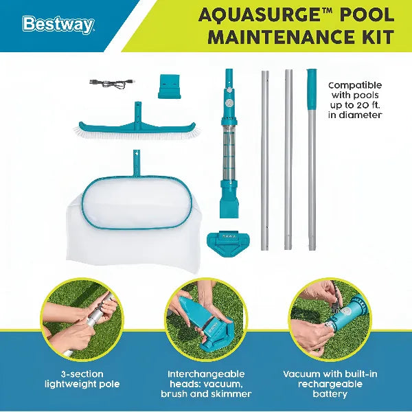 Bestway AquaSurge Pool Maintenance & Cleaning Kit