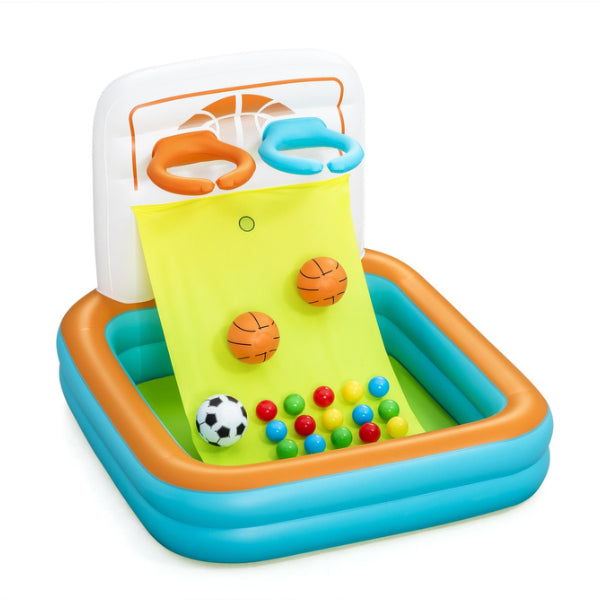 Bestway Kick N Swish 3-In-1 Ball Pit Pool – Inflatable Play Center 120×107×84 Cm For Kids 2+ alternate