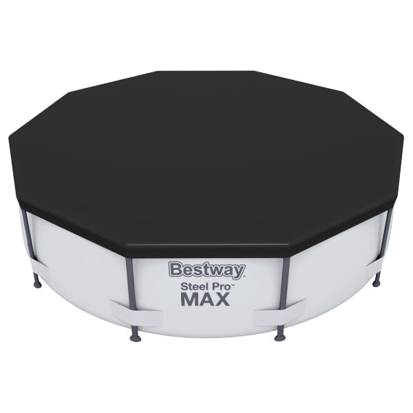 Bestway Flowclear Swimming Pool Cover For Steel Pro Max Round Pools 10Ft