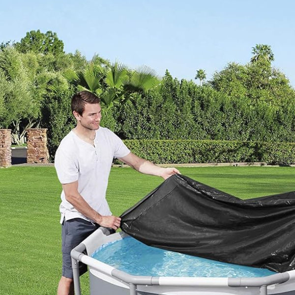 Bestway Flowclear Swimming Pool Oval Cover For 10Ft alternate