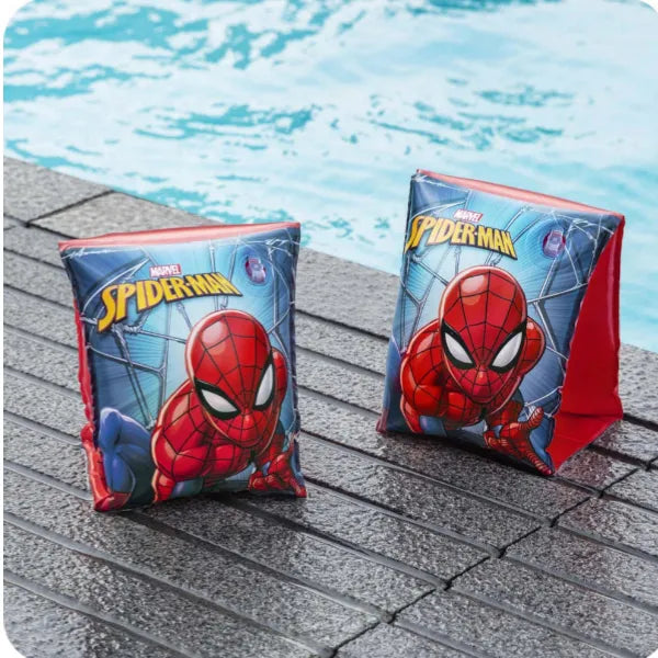 Bestway Spiderman 23 cm x 15 cm Unisex Inflatable Swimming Armbands For Pools