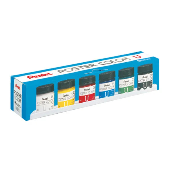 Pentel Poster Colour 30Ml Set Of 6