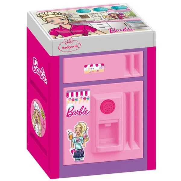 Dolu Barbie Kids Refrigerator Toy – Pretend Play Kitchen Set