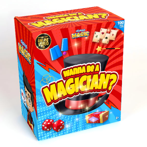 Cliptoys Wanna Be a Magician Magic Trick Set – Beginner Magic Kit for Kids