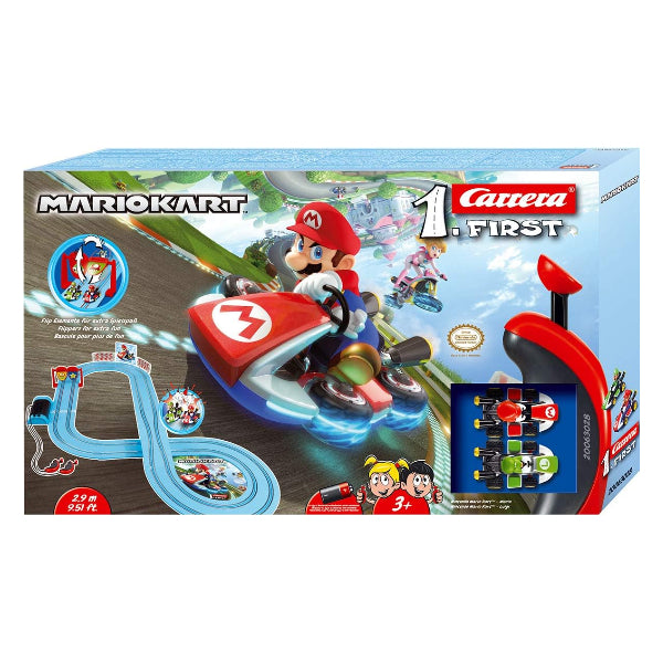 Carrera Mario Kart Racing Track Set – Mario Vs. Yoshi Battery-Powered Race Track For Kids Age 3+
