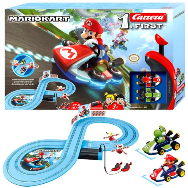 Carrera First Nintendo Mario Kart 2.4 Car Race Electric Track Set