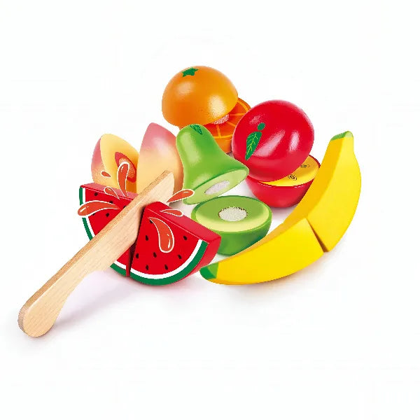 Hape Farm Shop – 7-Piece Wooden Fruit Playset for Kids alternate