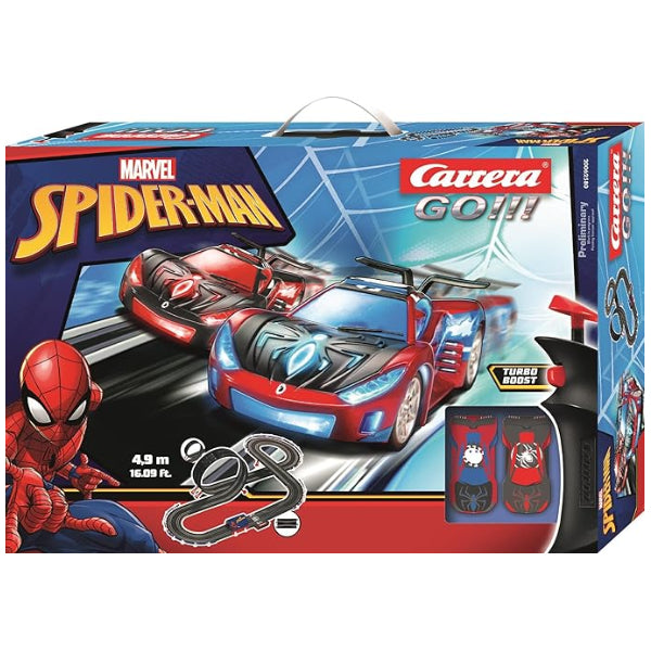 Carrera Spider Racing 1:43 Slot Car Track Set – 4.9M Looping Race Track