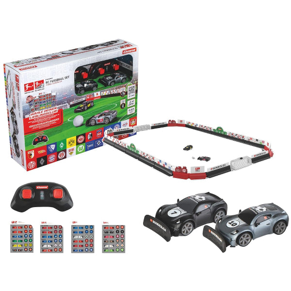 Carrera Rc Bundesliga Soccer Arena Set With 2 Mini Cars