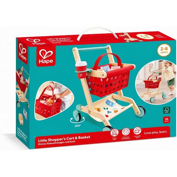 Hape Kids Shopping Cart with Removable Basket alternate