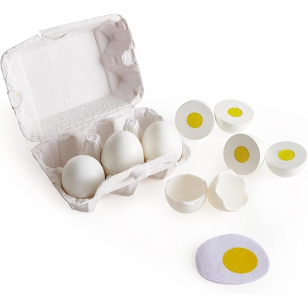 Hape Wooden Pretend Play Egg Set